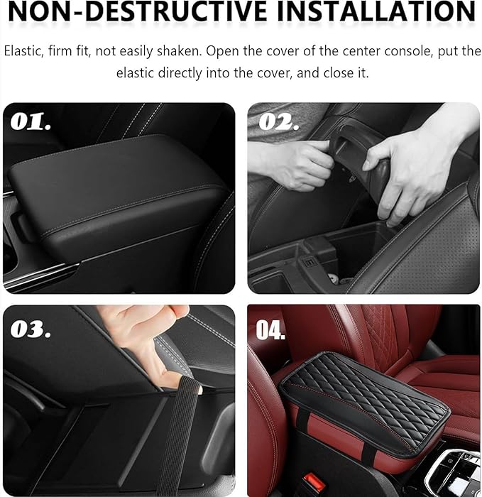 Auto Center Console Pad for Lotus Exige S3(2012-) Accessories Car Armrest Cushion Protects Your armrest and Feels Comfortable on Your Elbows and arms
