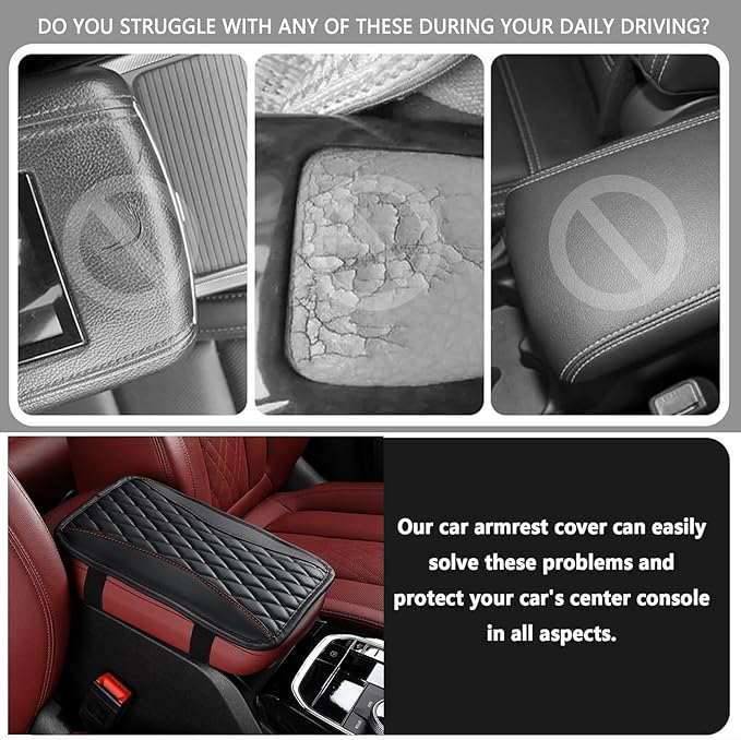 Auto Center Console Pad for BYD Atto 2(2025) Accessories Car Armrest Cushion Protects Your armrest and Feels Comfortable on Your Elbows and arms