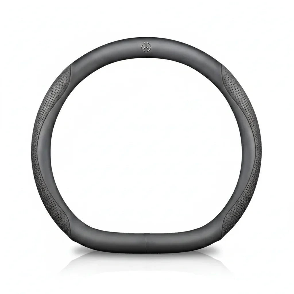 Mercedes Carbon Fiber Leather Steering Wheel Cover