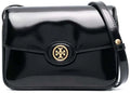 Tory Burch Robinson Spazzolato Shoulder Bag Black
