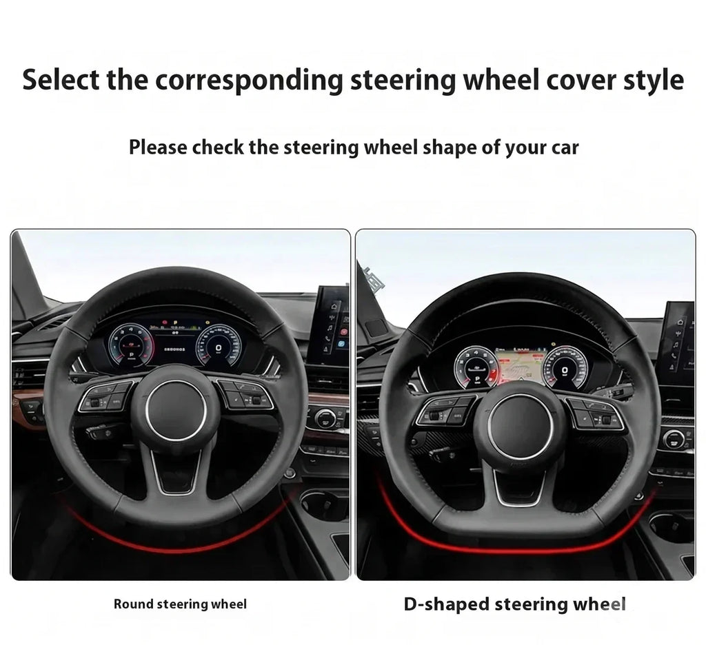 BYD Anti-Slip Suede Steering Wheel Cover